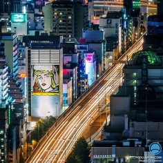 Quand le pop artiste Roy Lichtenstein s’invite aux portes du quartier branché d’Amemura 
#Osaka #osakasafari #japonsafari