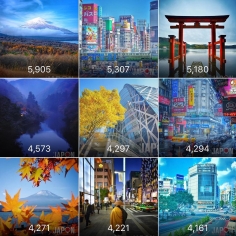 Désolé pour mon absence ! Beaucoup de travail fin 2017… Voici mon Best Nine 2017 (en nombre de vues).🗻🏙⛩ Merci pour vos likes, commentaires et le partage de mes photos, ça m’encourage 😃👍🏻 BONNE ANNÉE !🎉