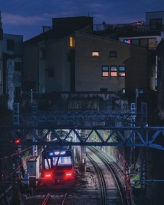 La maison qui abrite les trains